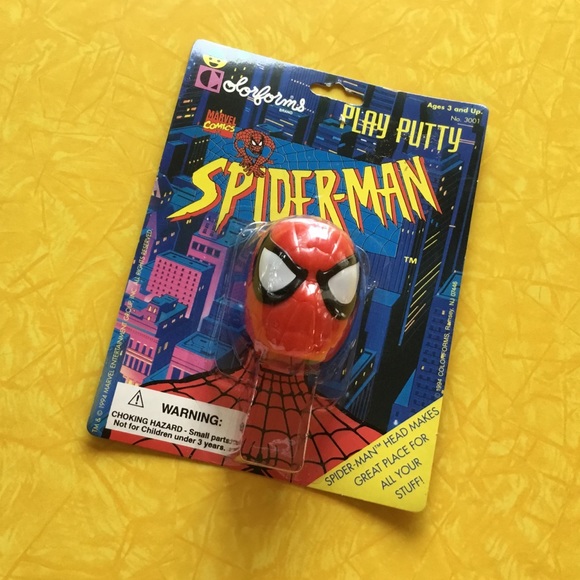Colorform Spider-Man play putty. NIB